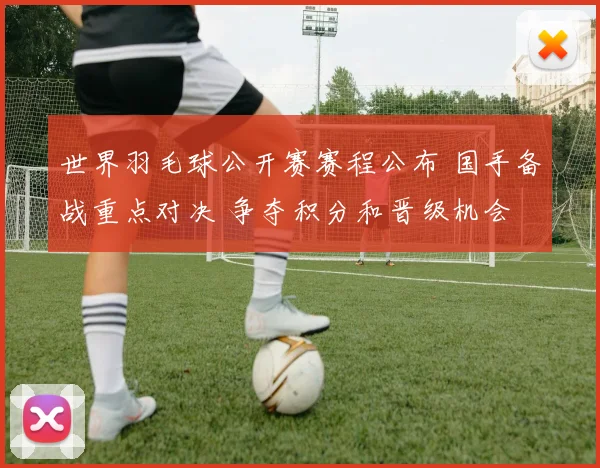 世界羽毛球公开赛赛程公布 国手备战重点对决 争夺积分和晋级机会