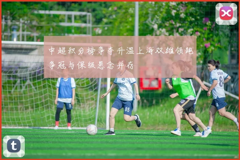 中超积分榜争夺升温上海双雄领跑争冠与保级悬念并存